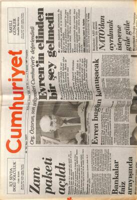 Cumhuriyet Gazetesi 2 Temmuz 1987 - Pariste Türk Filmlerine Övgü GZ55522 - 1