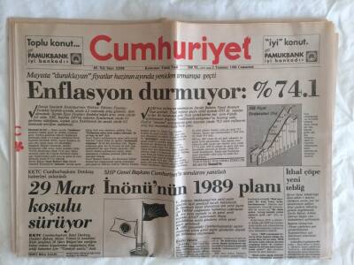 Cumhuriyet Gazetesi 2 Temmuz 1988 - Gorbaçov Perestroyka Geri Dönülmez Hale Geldi GZ73204 - 1
