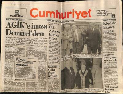 Cumhuriyet Gazetesi 2 Temmuz 1992 - Memura Maaş En Az 2 Milyon GZ56825 - 1