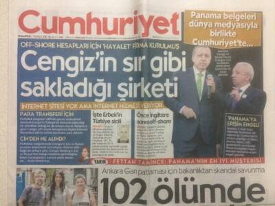 Cumhuriyet Gazetesi 2 Temmuz 2016 - Cengizin Sır Gibi Sakladığı Şirketi GZ29184 - 1