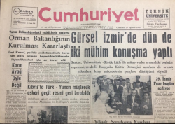Cumhuriyet Gazetesi 20 Ağustos 1960 - Kazın Ayağı Öyle Değil - GZ12080 - 2