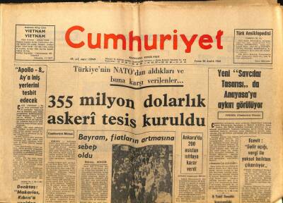 Cumhuriyet Gazetesi - 20 Aralık 1968 - İslam Cumhuriyeti Kurmak İsteyenler Ayin Yaparken Yakalandı GZ99414 - 1