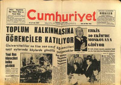 Cumhuriyet Gazetesi 20 Ekim 1964 - Girne Yolu İçin Bir Karara Varılamadı GZ88354 - 1