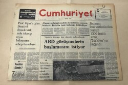 Cumhuriyet Gazetesi 20 Ekim 1974 GZ1542 - 1