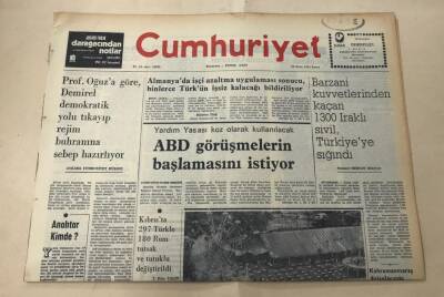 Cumhuriyet Gazetesi 20 Ekim 1974 GZ1542 - 2