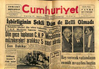 Cumhuriyet Gazetesi 20 Eylül 1957 - Rey Verecek Vatandaşın En Mühim Vazifesi Bugün GZ59313 - 1