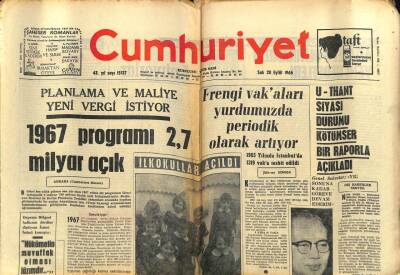 Cumhuriyet Gazetesi 20 Eylül 1966 - Marmara Ekspres 66 Tatbikatında Yeni Silahlar Denendi GZ59194 - 1
