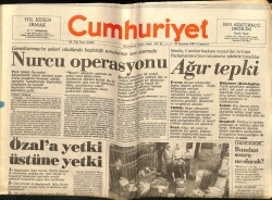 Cumhuriyet Gazetesi 20 Haziran 1987 - Rahşan Ecevite Sert Tepki GZ60861 - 1
