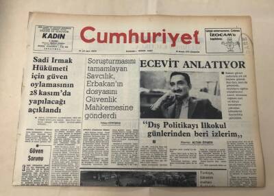 Cumhuriyet Gazetesi 20 Kasım 1974 GZ1397 - 2
