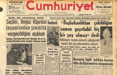 Cumhuriyet Gazetesi 20 Mart 1963 - Bayarla İlgili Tahliye Kararı Dün de Kayseriye Ulaşamadı - Sıtkı Ulay Senatörleri Senatörlere Şikayet Etti GZ120565 - 1