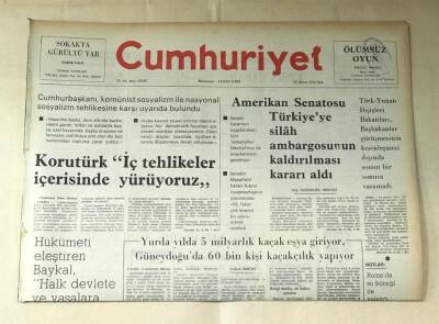 Cumhuriyet Gazetesi 20 Mayıs 1975 GZ565 - 2
