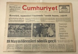 Cumhuriyet Gazetesi 20 Mayıs 1977 GZ1275 - 2