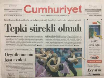 Cumhuriyet Gazetesi 20 Mayıs 2006 - Bir Türk Taşı İki Çin Taşına Bedel GZ32627 - 1