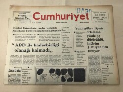 Cumhuriyet Gazetesi 20 Nisan 1975 GZ1604 - 1