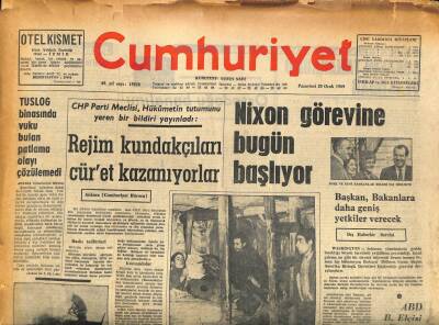 Cumhuriyet Gazetesi 20 Ocak 1969 - Barzaniye Mermi Kaçıran 5 Şahıs Yakalandı GZ85832 - 1