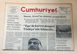 Cumhuriyet Gazetesi 20 Ocak 1975 GZ185 - 1
