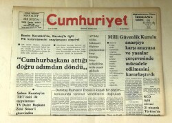 Cumhuriyet Gazetesi 20 Ocak 1976 GZ506 - 1
