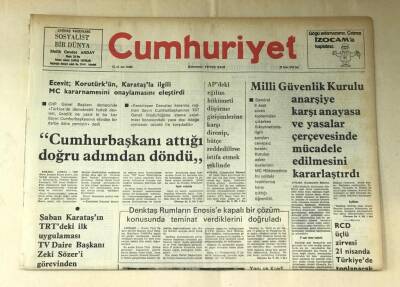 Cumhuriyet Gazetesi 20 Ocak 1976 GZ506 - 1