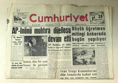 Cumhuriyet Gazetesi 20 Şubat 1963 GZ798 - 1
