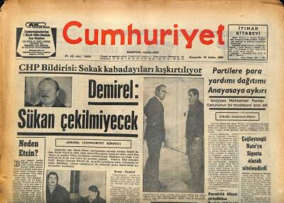 Cumhuriyet Gazetesi 20 Şubat 1969 - Çağlayangil Natoyu Sigorta Olarak Nitelendirdi GZ85823 - 1