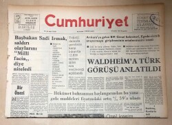 Cumhuriyet Gazetesi 20 Şubat 1975 GZ165 - 1