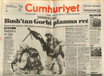 Cumhuriyet Gazetesi 20 Şubat 1991 - İzmir Yönetimi Yumruk Yumruğa - ANAPta Taraflar Düşman Gibi GZ121305 - 1