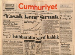 Cumhuriyet Gazetesi 21 Ağustos 1992 - Yasak Kent Şırnak GZ65090 - 1