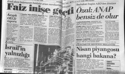 Cumhuriyet Gazetesi 21 Aralık 1988 - Doğum Günü Hediyesi GZ56925 - 1
