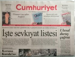 Cumhuriyet Gazetesi 21 Eylül 2005 Abdullah Gül Brükselden Türkiyeye Gelecek Karşı Deklarasyon Taslağına Tepkili -GZ44245 - 2