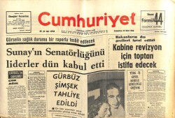 Cumhuriyet Gazetesi 21 Haziran 1966 - 16 Komando Eri Botan Çayında Boğuldu GZ103060 - 2