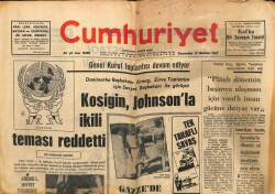 Cumhuriyet Gazetesi 21 Haziran 1967 - Gazzede Katliam Kudüste Yağma GZ103437 - 1