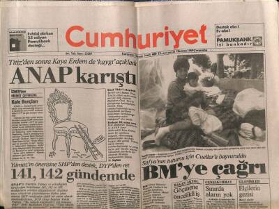 Cumhuriyet Gazetesi 21 Haziran 1989 - Bedelsiz İthalatta Yenilik GZ61221 - 2