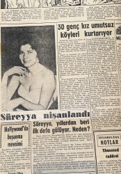 Cumhuriyet Gazetesi 21 Kasım 1960 - Edirne'de Üniversite Açılması İçin Yapılan Etütler İlerliyor - Süreyya Nişanlandı GZ152537 - 2