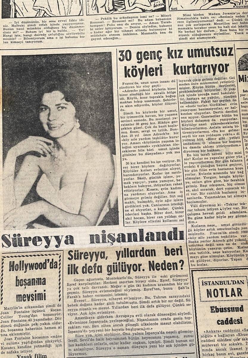Cumhuriyet Gazetesi 21 Kasım 1960 - Edirne'de Üniversite Açılması İçin Yapılan Etütler İlerliyor - Süreyya Nişanlandı GZ152537 - 2