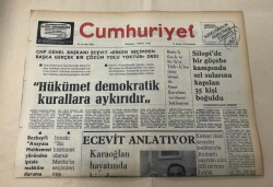 Cumhuriyet Gazetesi 21 Kasım 1974 GZ1398 - 2