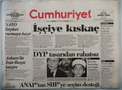 Cumhuriyet Gazetesi 21 Kasım 1994 Uğur Dündar RPli Rize Belediye Başkanının Gerçekleri İnkar Ettiğini Söyledi - GZ44708 - 2