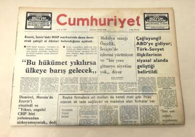 Cumhuriyet Gazetesi 21 Mart 1976 GZ1036 - 2
