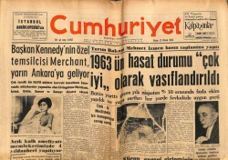 Cumhuriyet Gazetesi 21 Nisan 1963 - Koraltan Dün Sabaha Karşı Toptaşı Cezaevine Girdi GZ70121 - 2