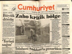 Cumhuriyet Gazetesi 21 Nisan 1991 - Talabani Saddamla Pazarlıkta GZ60892 - 2