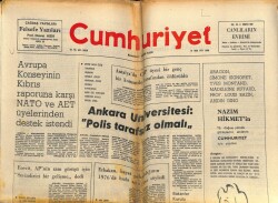 Cumhuriyet Gazetesi 21 Ocak 1977 - Avrupa Konseyinin Kıbrıs Raporuna Karşı NATO Ve AET Üyelerinden Destek İstendi GZ69864 - 2