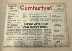 Cumhuriyet Gazetesi 21 Ocak 1977 GZ1155 - 2
