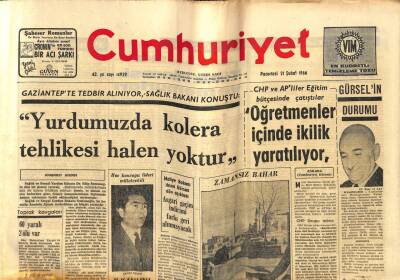 Cumhuriyet Gazetesi 21 Şubat 1966 - Futbolcu Lefter Bıçaklandı GZ80114 - 1