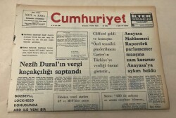 Cumhuriyet Gazetesi 21 Şubat 1977 GZ1186 - 1