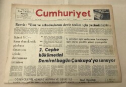 Cumhuriyet Gazetesi 21 Temmuz 1977 GZ1336 - 2