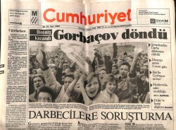 Cumhuriyet Gazetesi 22 Ağustos 1991 - Başyazarımız Nadir Nadiyi Toprağa Veriyoruz GZ72229 - 1