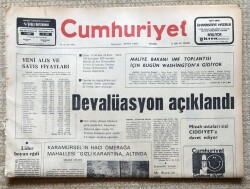 Cumhuriyet Gazetesi 22 Eylül 1977 GZ111 - 2