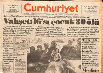 Cumhuriyet Gazetesi 22 Haziran 1987 - Süper Emeklilik SSKyı Kurtardı GZ87405 - 1