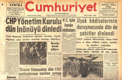 Cumhuriyet Gazetesi 22 Mart 1960 - Denizcilik Bankası Bu Yıl 63 Milyon Türk Lirası Net Kâr Etti GZ120003 - 1