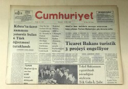 Cumhuriyet Gazetesi 22 Mart 1974 GZ606 - 1