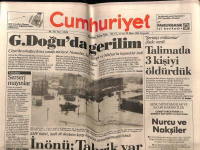 Cumhuriyet Gazetesi 22 Mart 1990 - Doğum Günü Hediyesi GZ55484 - 1
